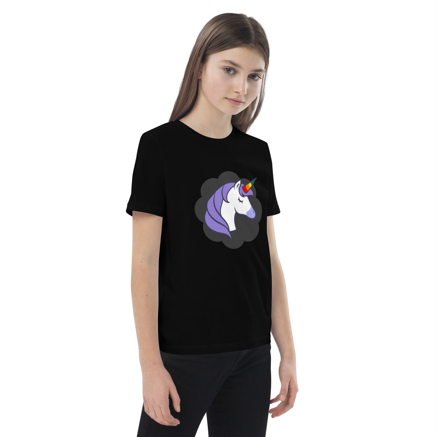 Rainbow Unicorn Organic cotton kids t-shirt