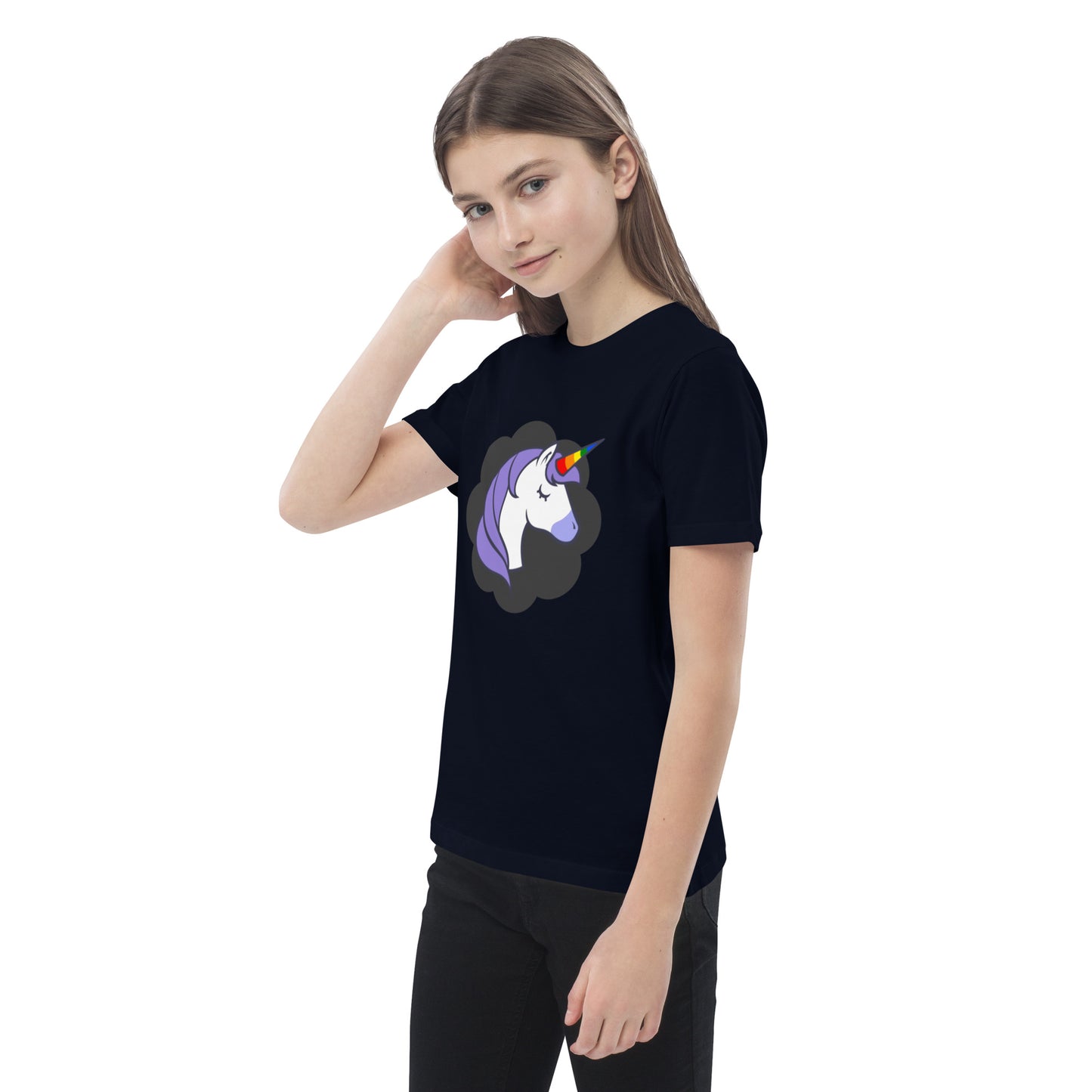 Rainbow Unicorn Organic cotton kids t-shirt