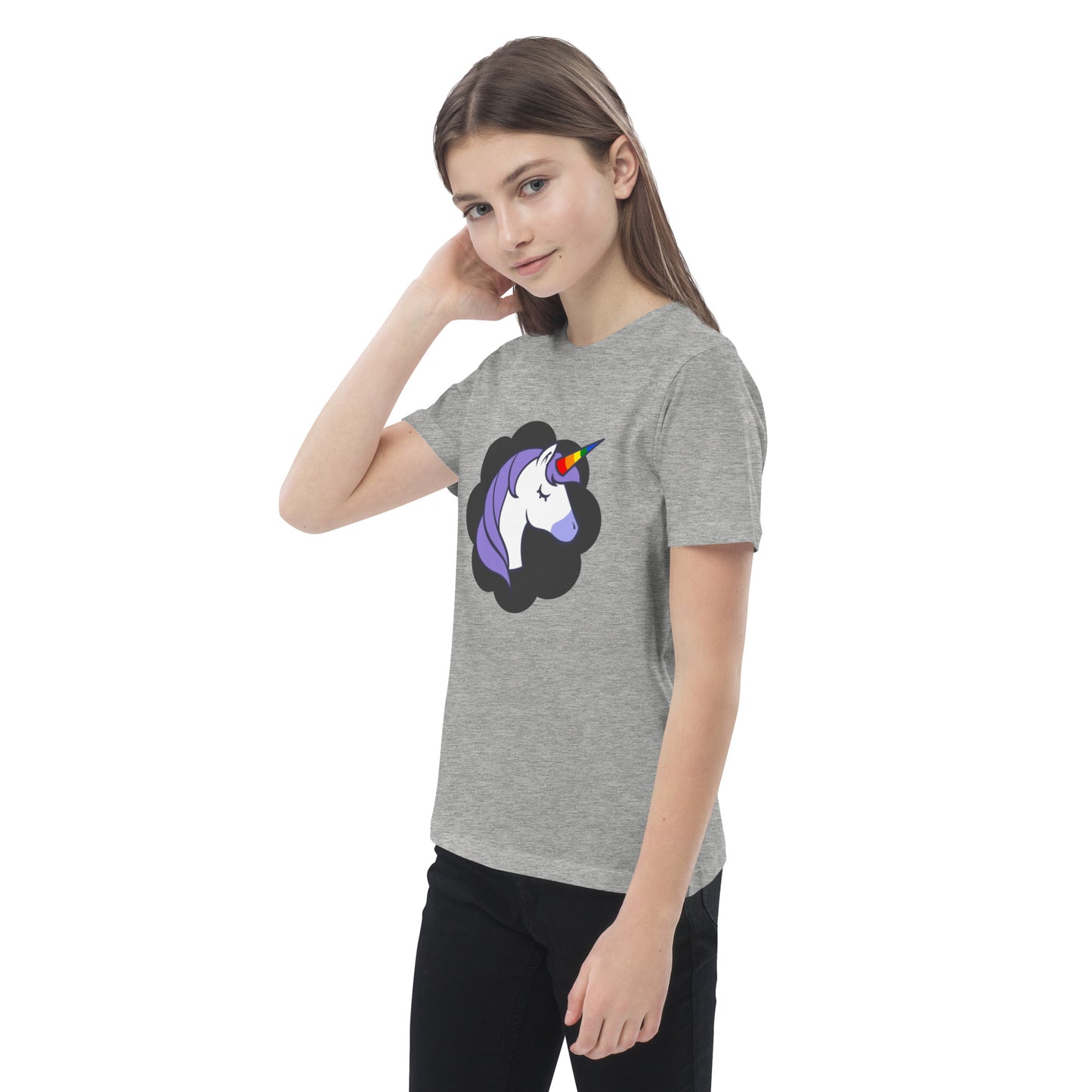 Rainbow Unicorn Organic cotton kids t-shirt