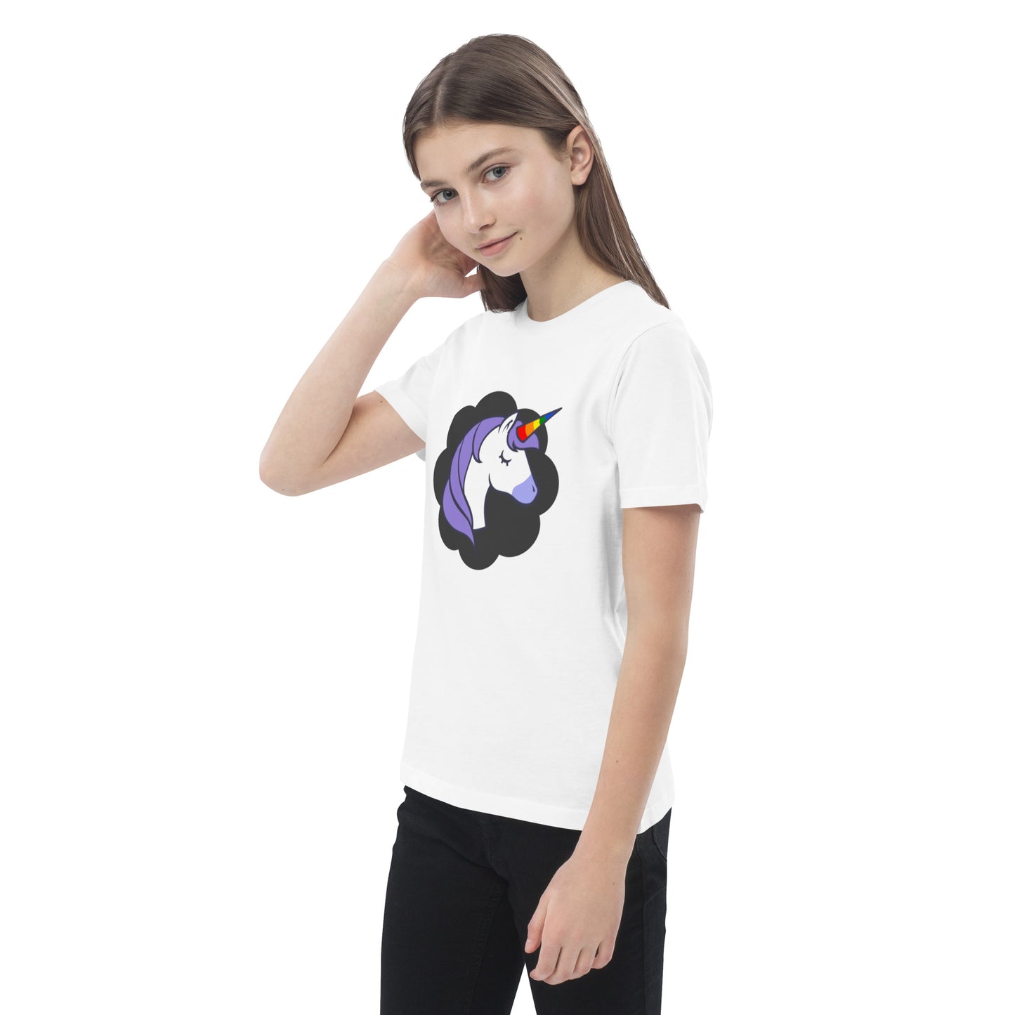 Rainbow Unicorn Organic cotton kids t-shirt